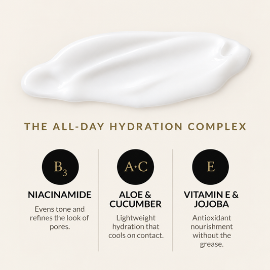 Crema Hidratante Facial con Aloe y Pepino para Hombre
